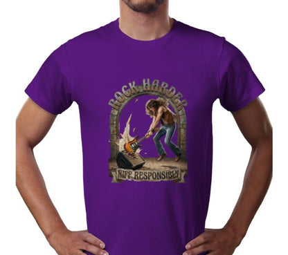 Riff Responsibly | Rock Harder T-Shirt