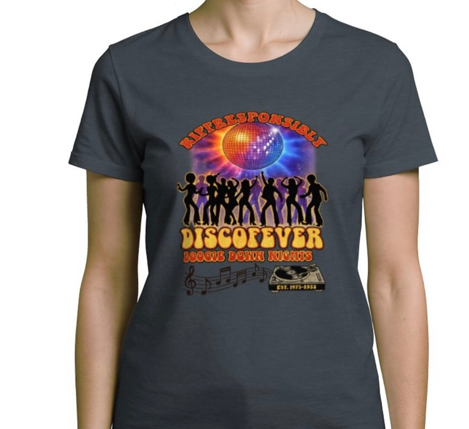 Riff Responsibly | Boogie Down Nights Women T-Shirt