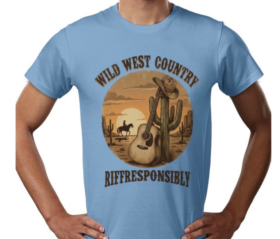 Riff Responsibly | Wild West Country T-Shirt