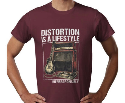 Riff Responsibly | Distortion Is A Lifestyle T-Shirt