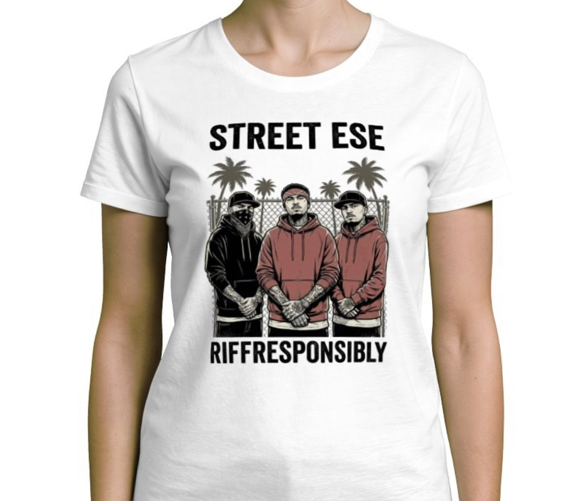 Riff Responsibly | Street Ese Womens T-Shirt