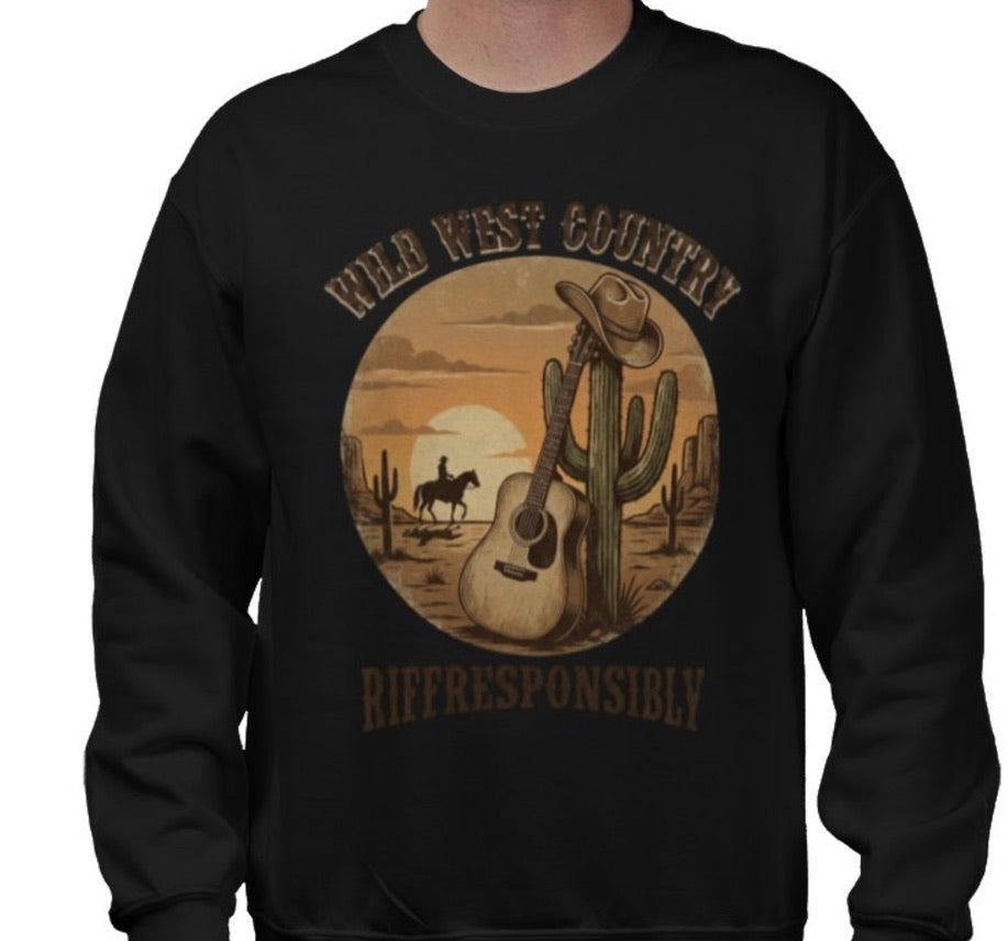 Riff Responsibly | Wild West Country Sweatshirt