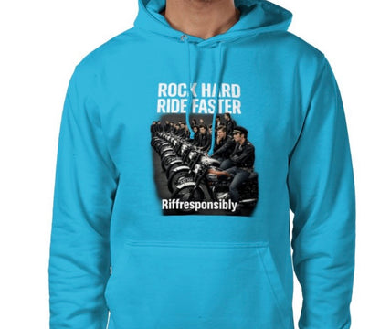 Riff Responsibly | Rock Hard Ride Faster Hoodie