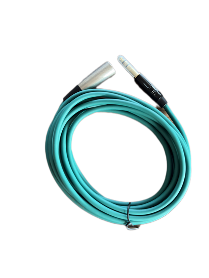 1/4 to XLR Male Cable 15ft Balanced Instrument Lead