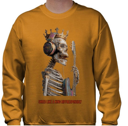 Riff Responsibly | Shred Like A King Sweatshirt