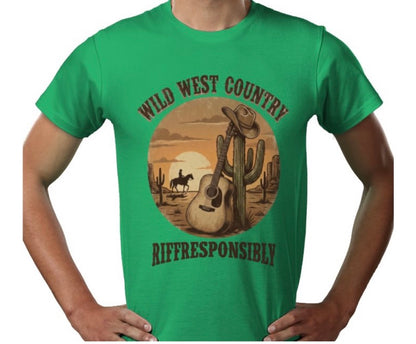 Riff Responsibly | Wild West Country T-Shirt