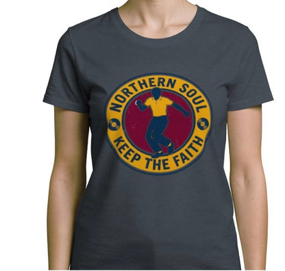 Riff Responsibly | Keep The Faith, Northern Soul T-Shirt Women