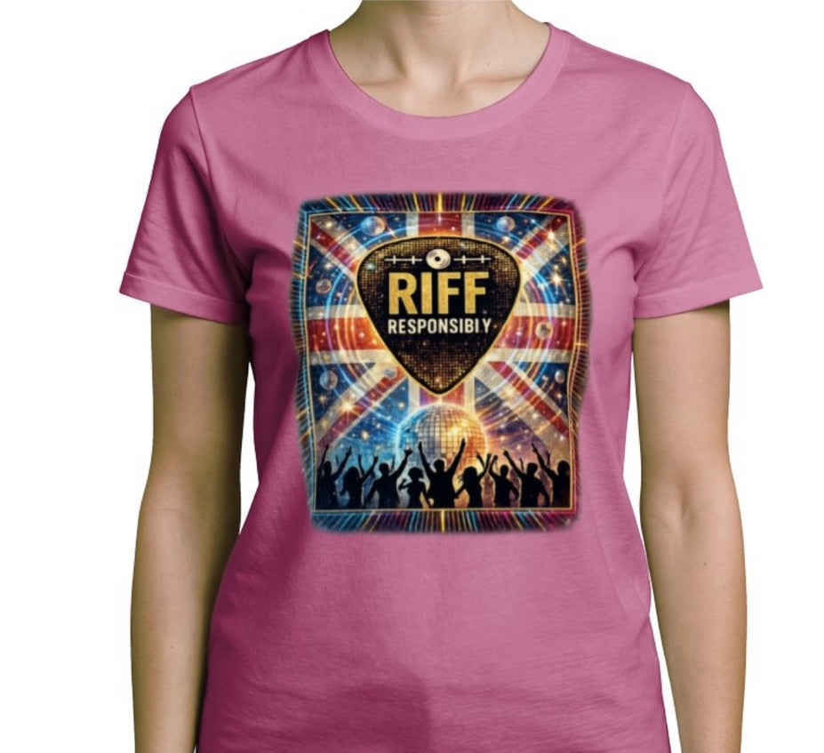 Riff Responsibly | Midnight Fever Women T-Shirt