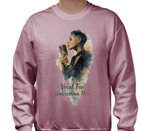 Riff Responsibly | Vocal Fire Watercolour Flow Sweatshirt