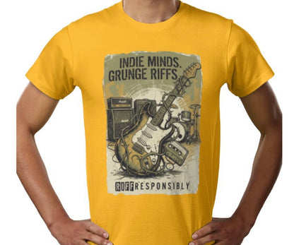 Riff Responsibly | Indie Minds Grunge Riffs T-Shirt
