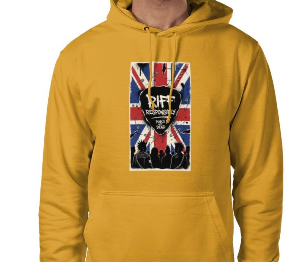 Riff Responsibly | Punk's Not Dead Hoodie