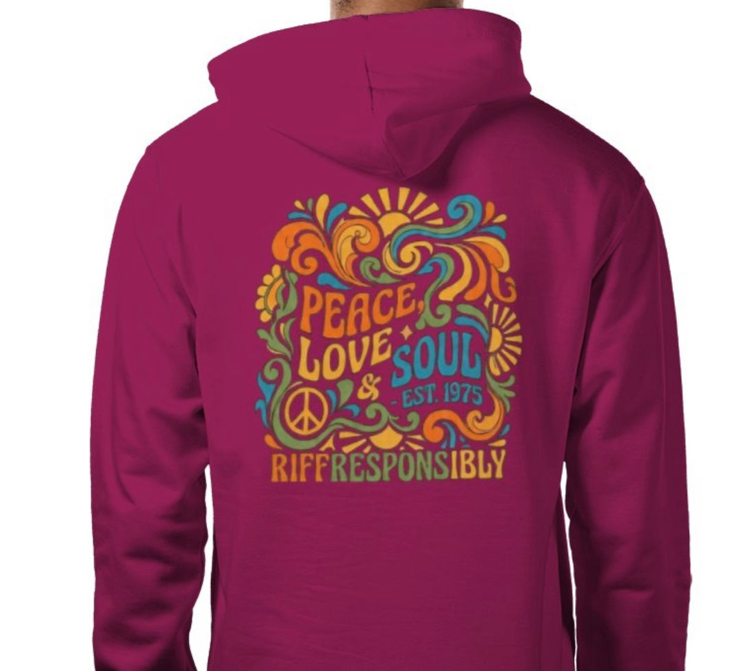 Riff Responsibly | Peace, Love & Soul Hoodie