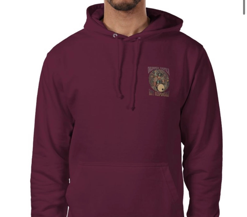 Riff Responsibly | Drummer Exotica Hoodie