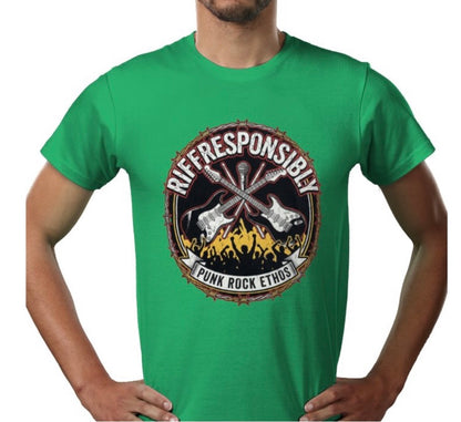 Riff Responsibly | Punk Rock Ethos T-Shirt