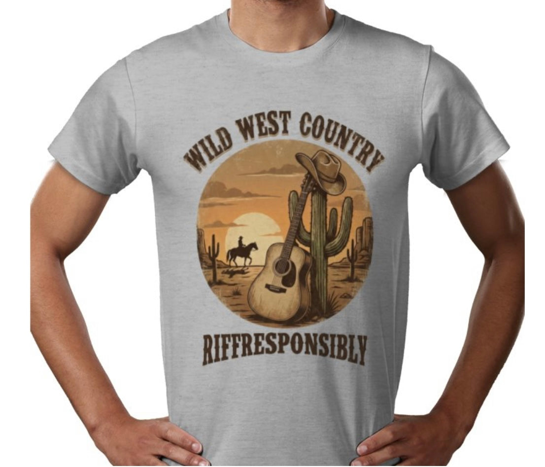 Riff Responsibly | Wild West Country T-Shirt