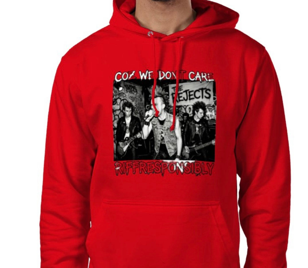 Riff Responsibly | Coz We Don't Care Hoodie