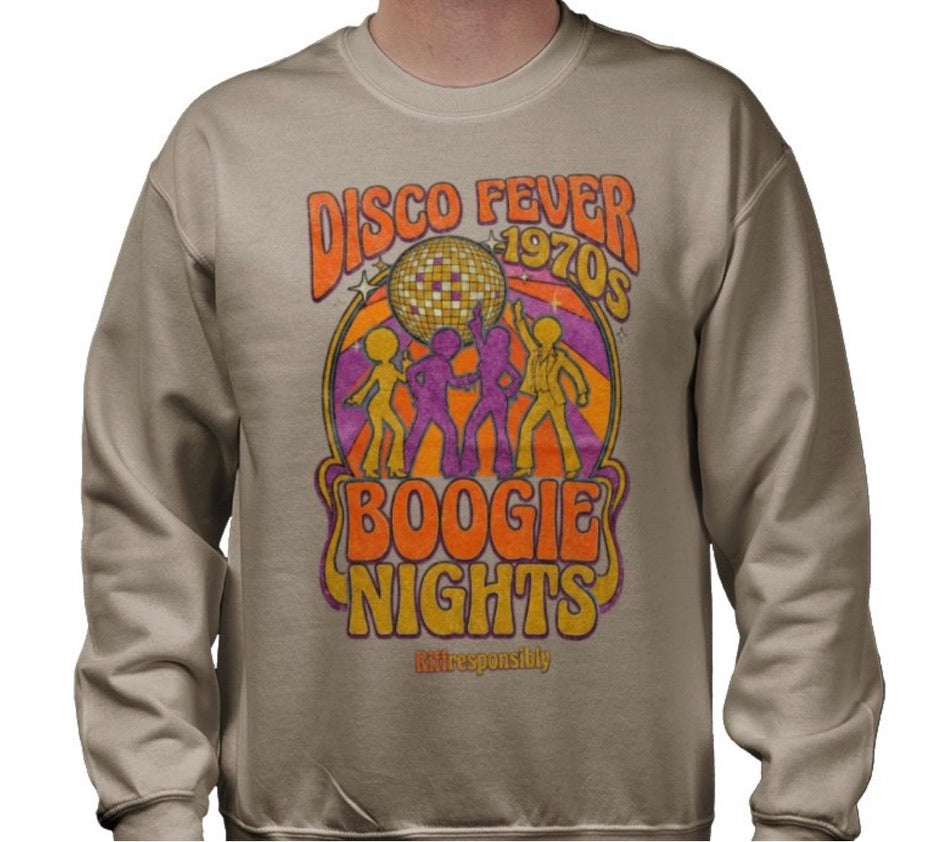 Riff Responsibly | Disco Fever Boogie Nights Sweatshirt