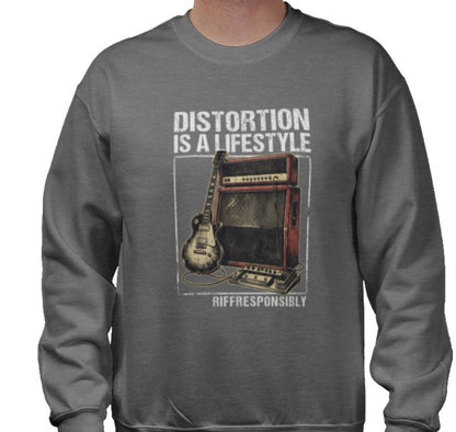 Riff Responsibly | Distortion Is A Lifestyle Sweatshirt