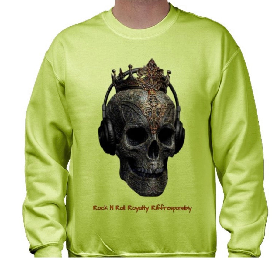 Riff Responsibly | Rock N Roll Royalty Sweatshirt