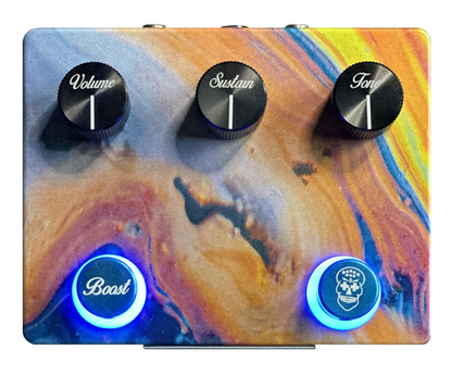 Bass Solaris (Fuzz with Boost) | Flattley Boutique Effects Pedal