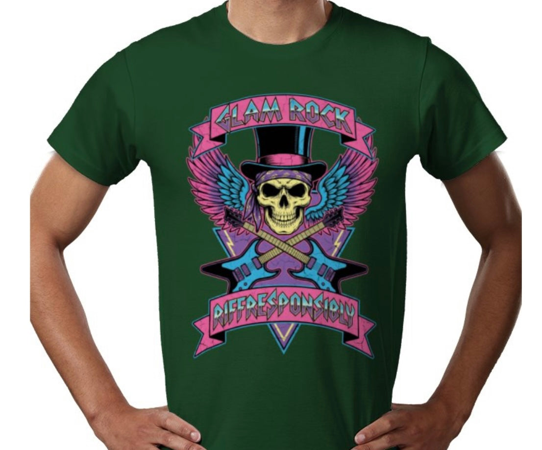 Riff Responsibly | Glam Rock T-Shirt