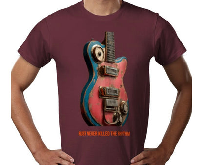 Riff Responsibly |  Rust Never Killed The Rhythm T-Shirt