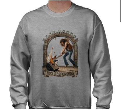 Riff Responsibly | Rock Harder Sweatshirt