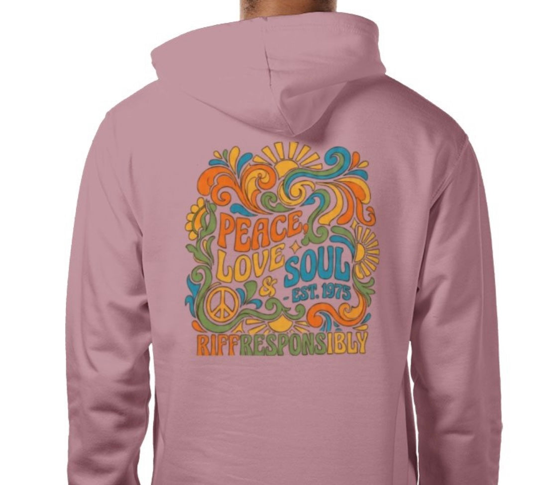 Riff Responsibly | Peace, Love & Soul Hoodie