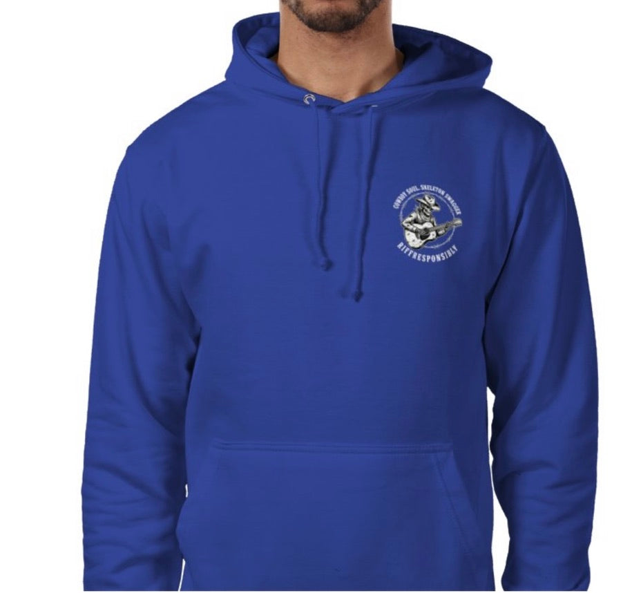 Riff Responsibly | Cowboy Soul Skeleton Swagger Hoodie