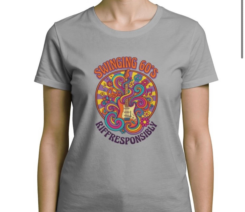 Riff Responsibly | Swinging 60s' T-Shirt Women