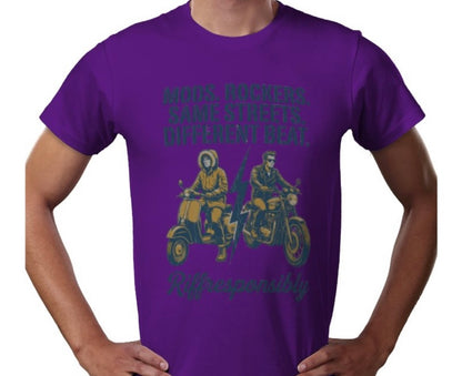 Riff Responsibly | Mod Rockers Same Street Different Beat T-Shirt