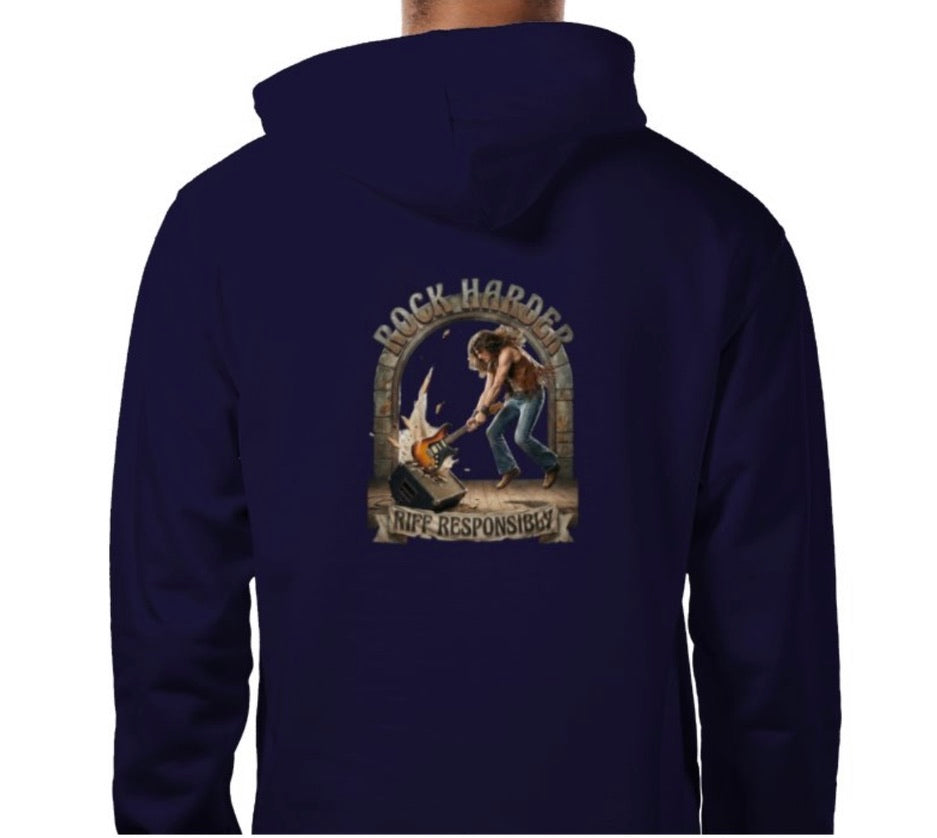 Riff Responsibly | Rock Harder Hoodie