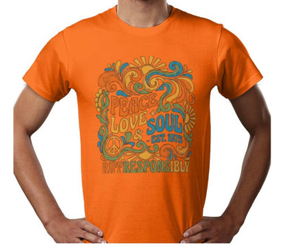 Riff Responsibly | Peace, Love & Soul T-Shirt