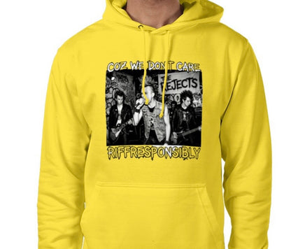 Riff Responsibly | Coz We Don't Care Hoodie