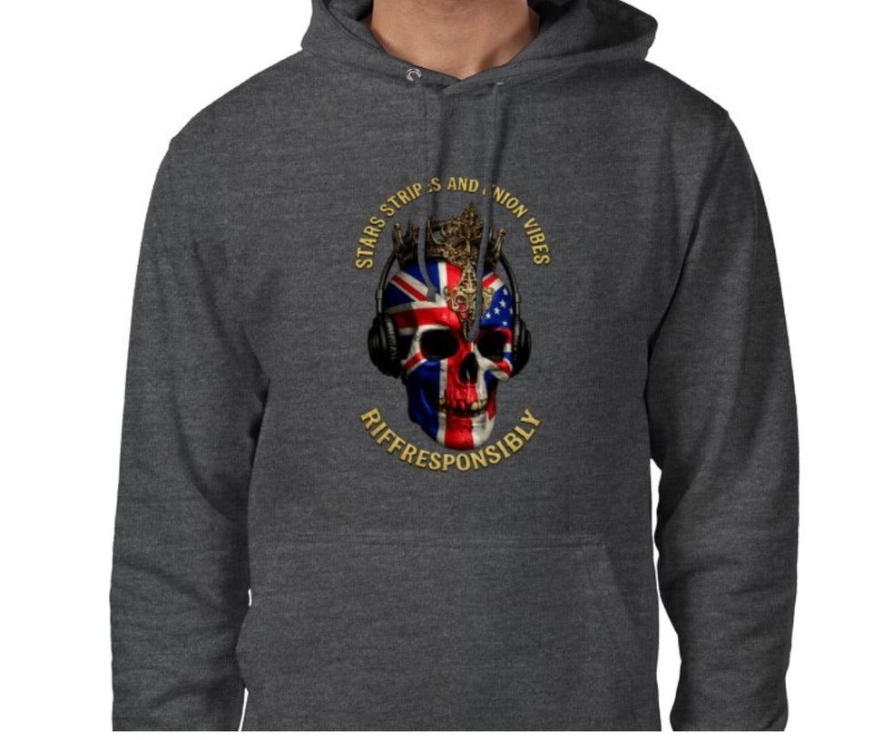 Riff Responsibly | Stars Stripes & Union Vibes Hoodie