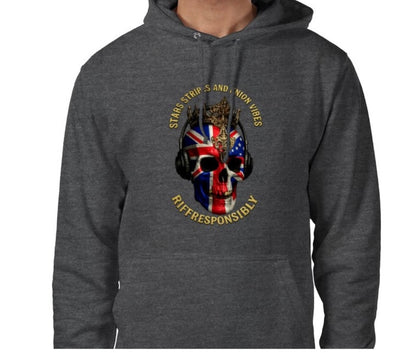 Riff Responsibly | Stars Stripes & Union Vibes Hoodie