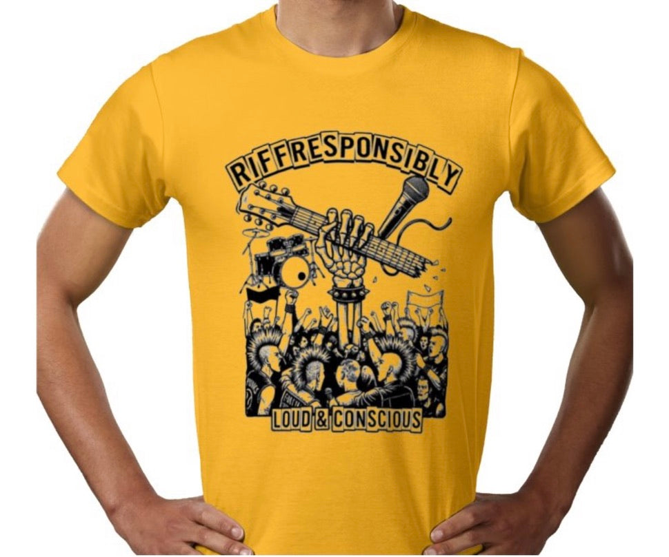 Riff Responsibly | Loud & Conscious T-Shirt