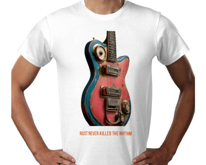 Riff Responsibly |  Rust Never Killed The Rhythm T-Shirt