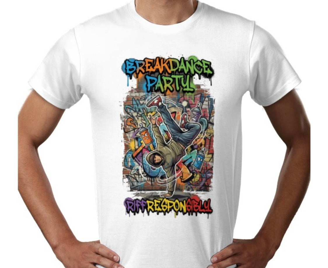 Riff Responsibly | Breakdance Party T-Shirt