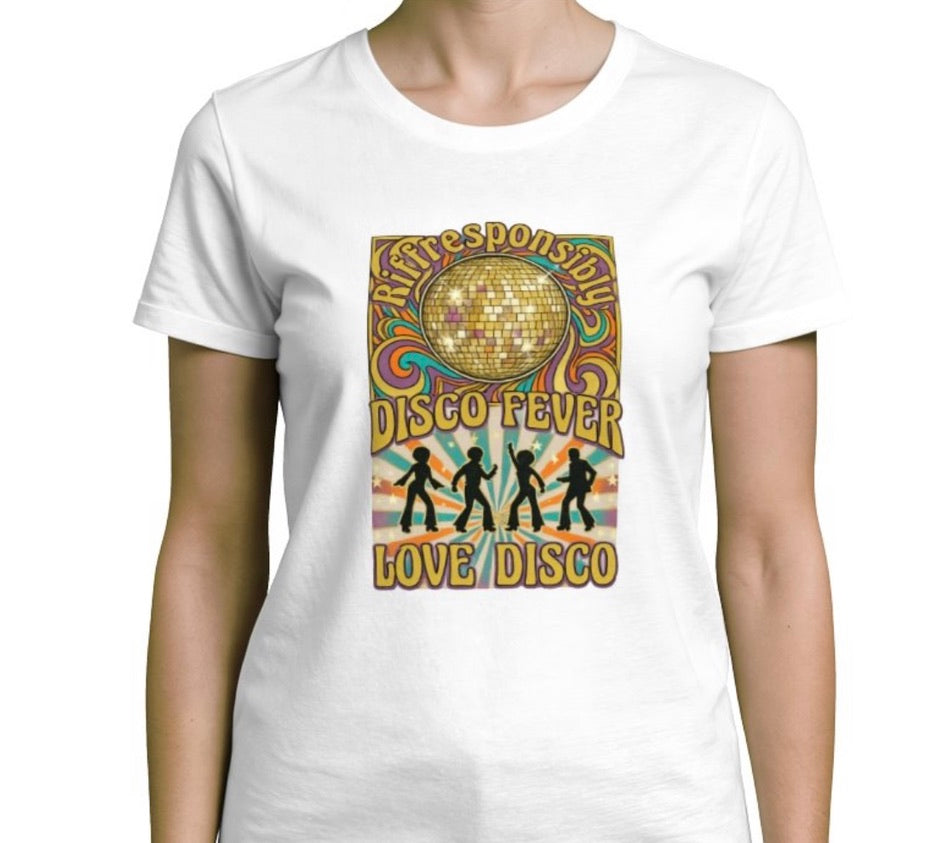 Riff Responsibly | Love Disco Women T-Shirt