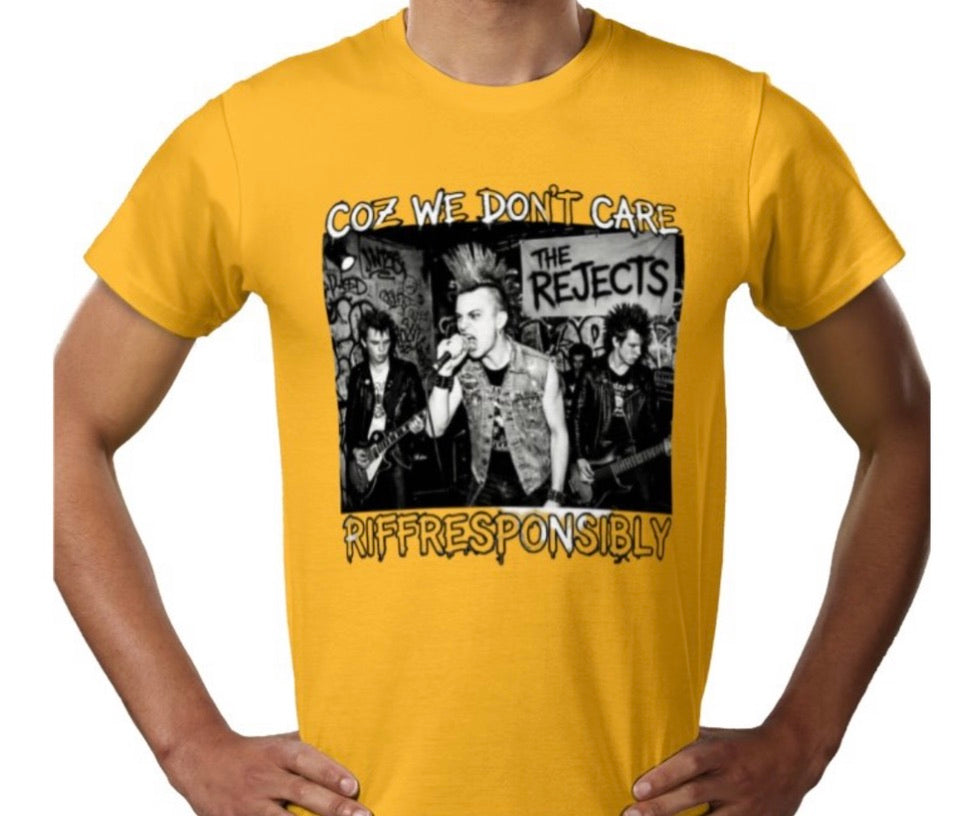 Riff Responsibly | Coz We Don't Care T-Shirt