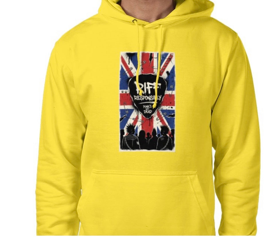 Riff Responsibly | Punk's Not Dead Hoodie
