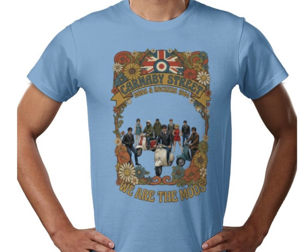 Riff Responsibly | Mods & Rockers 64' T-Shirt