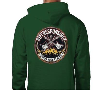 Riff Responsibly | Punk Rock Ethos Hoodie
