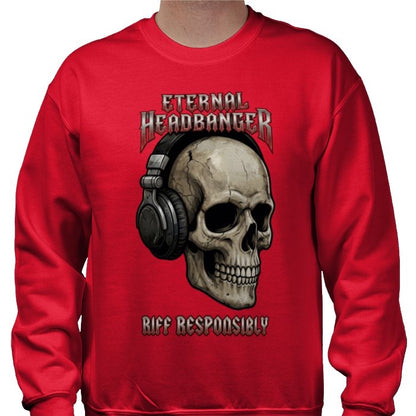Riff Responsibly | Eternal Headbanger Sweatshirt