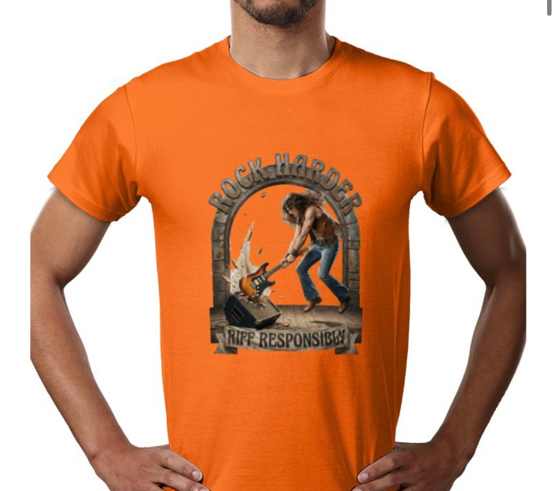 Riff Responsibly | Rock Harder T-Shirt