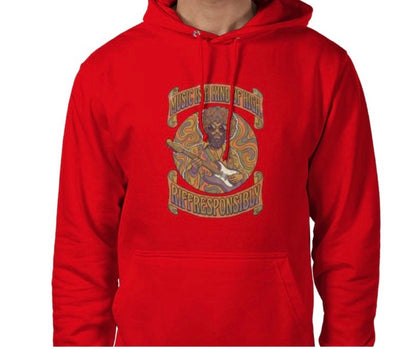 Riff Responsibly | Music Is A Kind Of High Hoodie