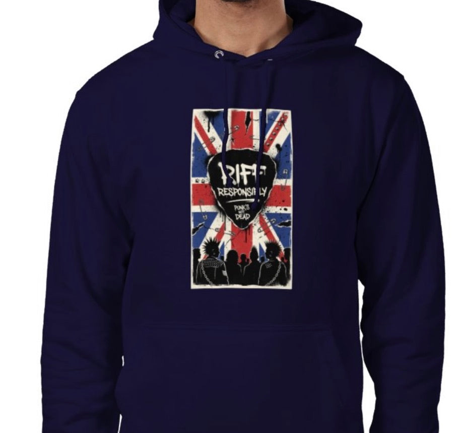 Riff Responsibly | Punk's Not Dead Hoodie