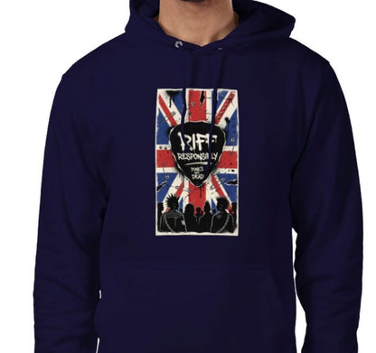 Riff Responsibly | Punk's Not Dead Hoodie