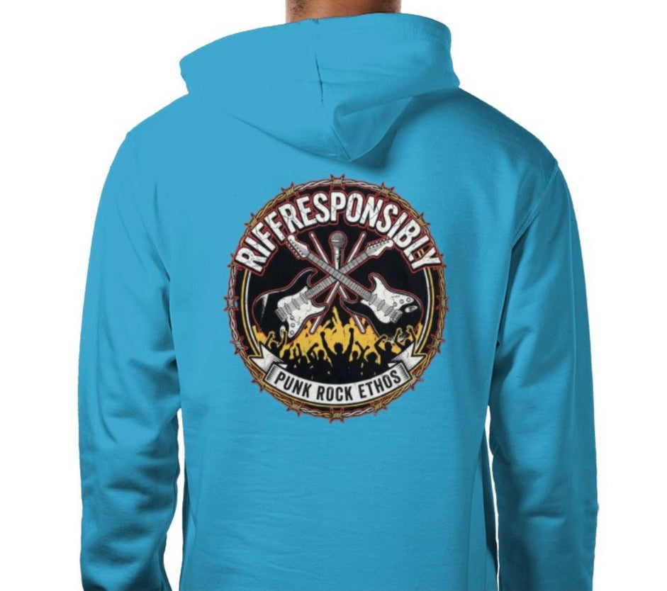Riff Responsibly | Punk Rock Ethos Hoodie